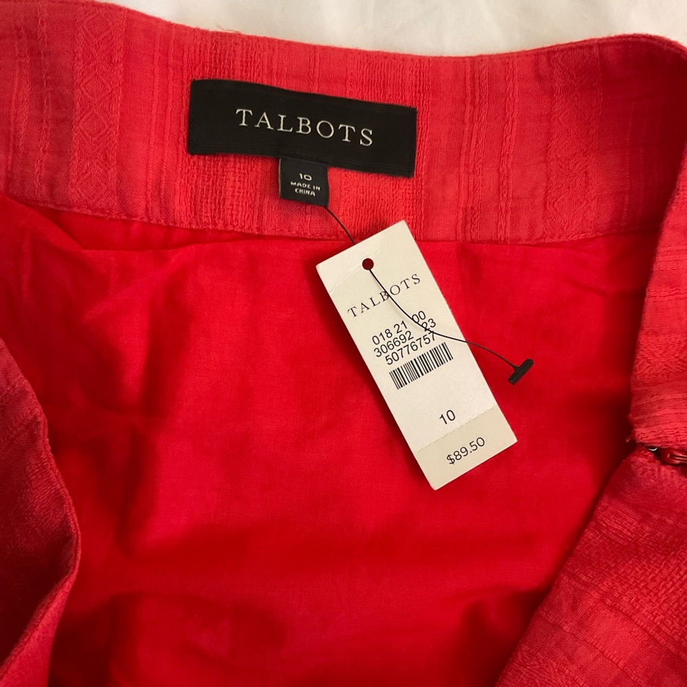 Talbots Coral Lined skirt - Picture 4 of 5